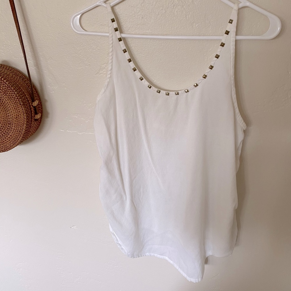 Zara studded tank